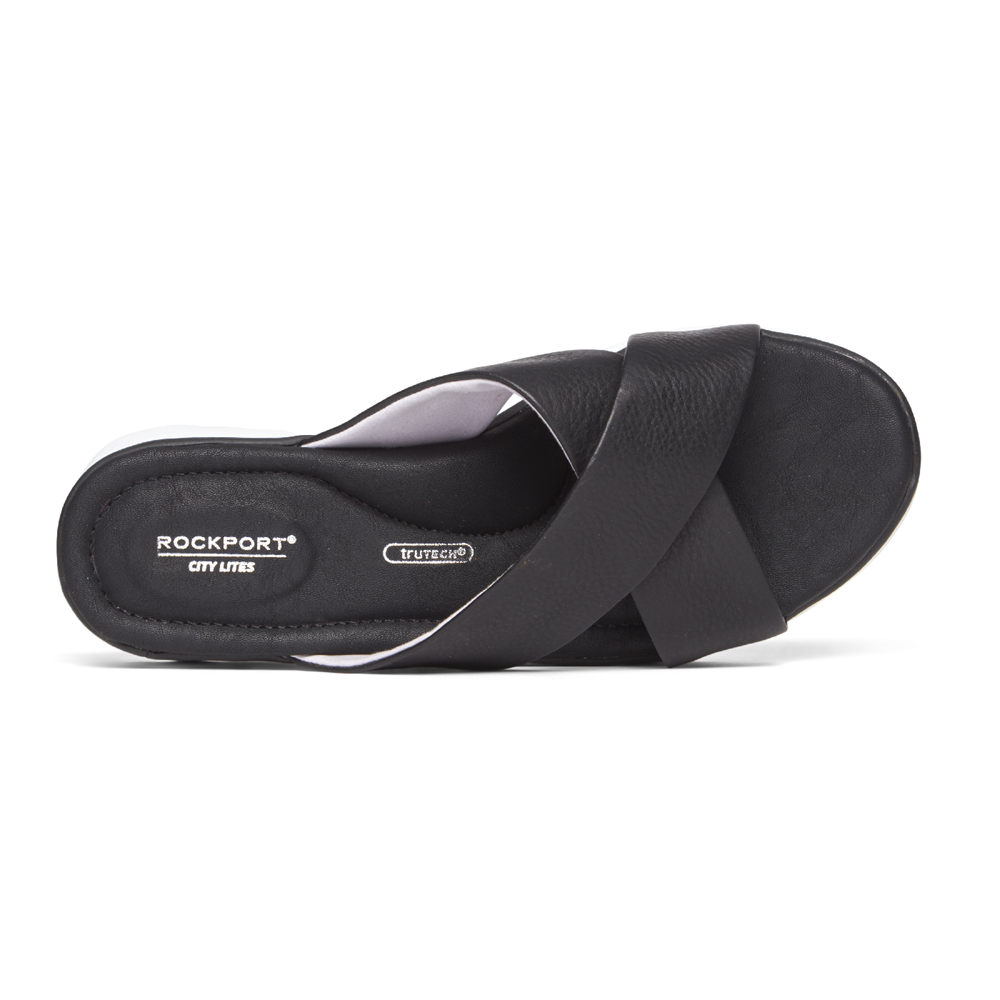 Rockport Sandaler Dam Svarta - R-Evolution - VYLDH7268